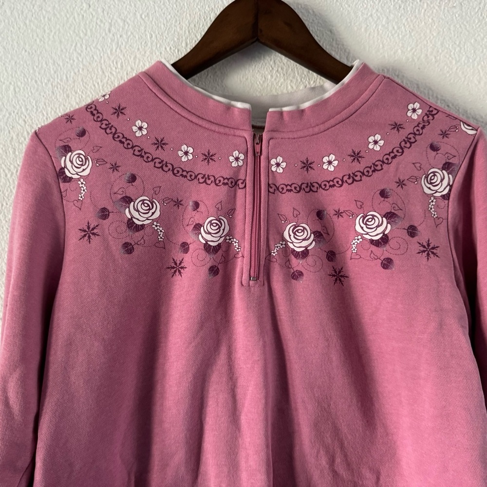 Blair Yoke Sweater Zip Cottagecore Coastal Grandma Chic Soft Girl Layers Medium - Picture 4 of 10